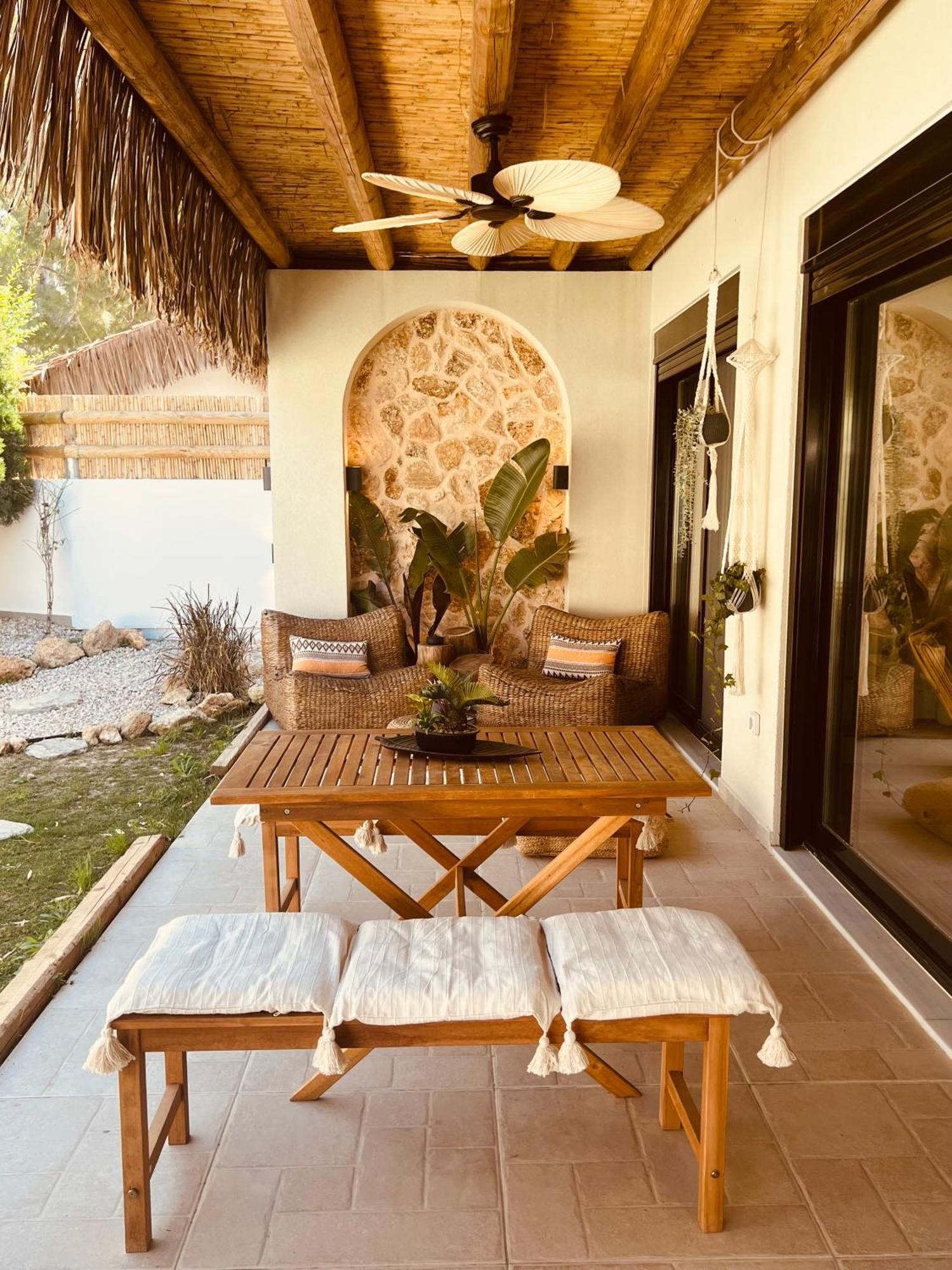 Naya Pool & Garden View Bungalow Koskinou  Exteriér fotografie